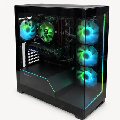 CyberPowerPC Gaming Desktop, Ryzen 5 5500, 16GB DDR4, 1TB SSD, RTX 4060 Ti 8GB - Thumbnail 6