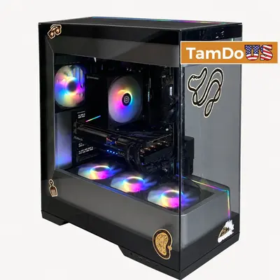 CyberPowerPC Gaming Desktop, Ryzen 7 8700F, 16GB DDR5, 1TB SSD, RX 7700 16GB - Good - Real photo at TamDo.us