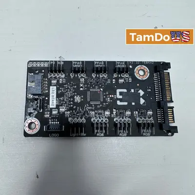 CyberPowerPC LED RGB Fan Controller Board FOR Gaming PC Case SATA Power - Thumbnail 1