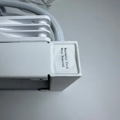 CyberPowerPC MasterLiquid 360mm White AIO CPU Liquid Cooler 3x 120mm Fans - Thumbnail 6