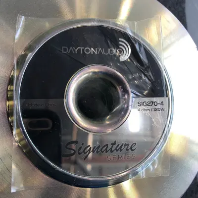 Dayton Audio SIG270-4 Signature Series 10" Woofer 120W Speaker Driver 4 Ohm - Thumbnail 4