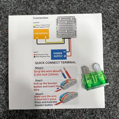 DC to DC Converter 24V to 12V 30A - Thumbnail 6