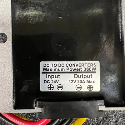 DC to DC Converter 24V to 12V 30A - Thumbnail 8