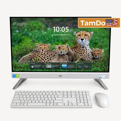 Dell 27 All-in-One EC27250 27" FHD, Core 7 150U, 64GB DDR5, 2TB SSD, MX570A - Good - Real photo at TamDo.us
