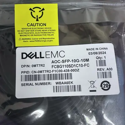 Dell EMC AOC-SFP-10G-10M 10GbE Active Optical Cable 10m - Thumbnail 4
