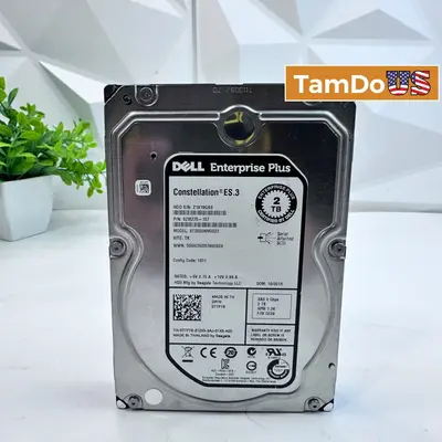 Dell Enterprise Plus 2TB 7.2K 3.5" SAS 6Gbps Hard Drive ST2000NM0023 0T7F78 - Thumbnail 1