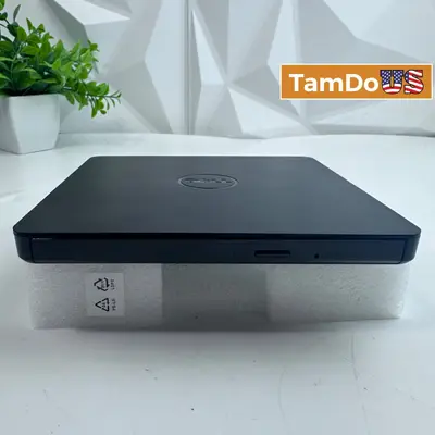 Dell External USB DVD-ROM Drive DP61N DP61NB60 Genuine DP/N 0VNKYY Slim Black - New Open Box - Real photo at TamDo.us
