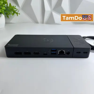 Dell K20A WD22TB4 Thunderbolt 4 Docking Station Dock Only 0YMYD8 5JWQT14 - Good - Real photo at TamDo.us