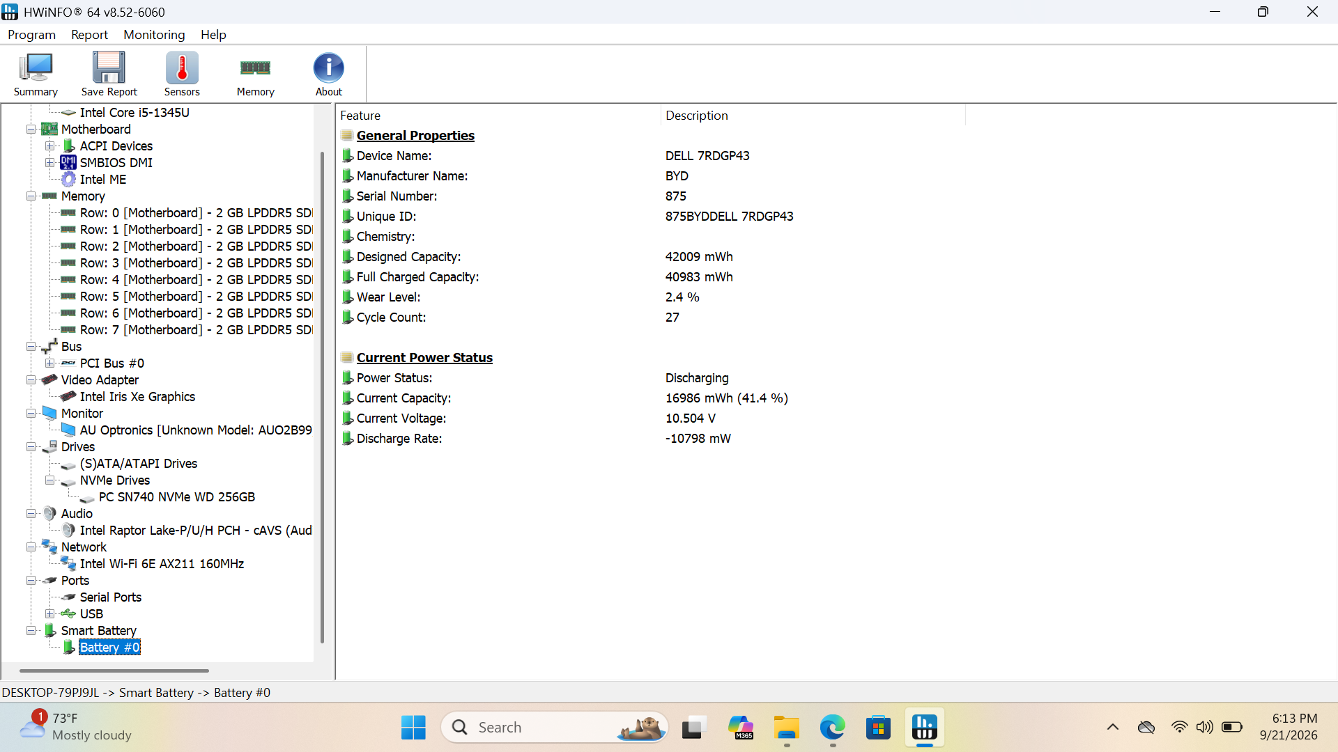 DELL Latitude 3340, i5-1345U, 16GB, Iris Xe, 256GB - Thumbnail 2