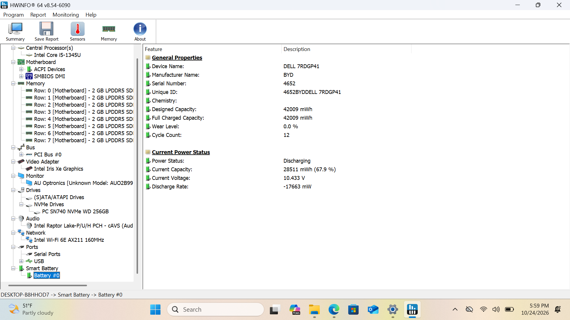 Dell Latitude 3340 Laptop, 13.3" FHD, i5-1345U, 16GB, 256GB SSD, Windows 11 Pro - Thumbnail 2