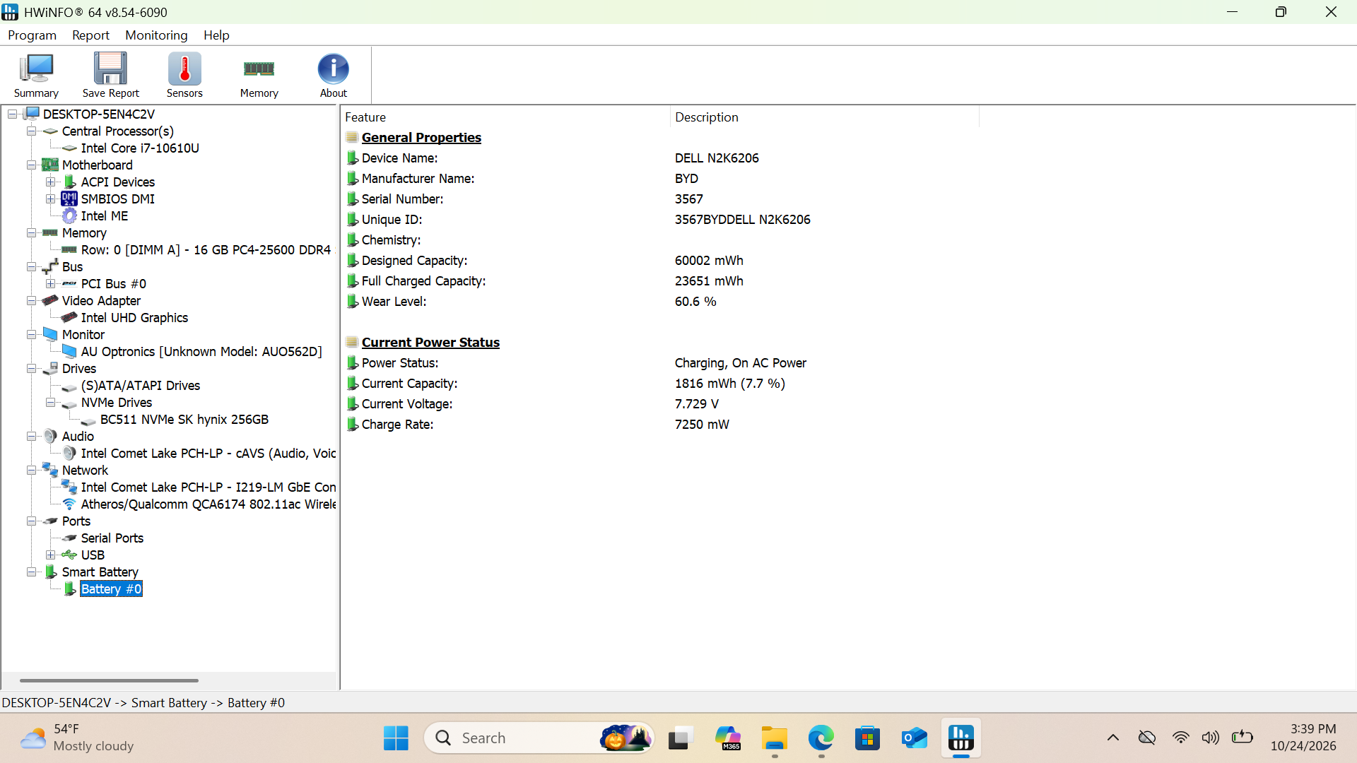 Dell Latitude 5310 Laptop, 13.3" FHD, i7-10610U, 16GB, 256GB SSD, Win 11 Pro - Thumbnail 2