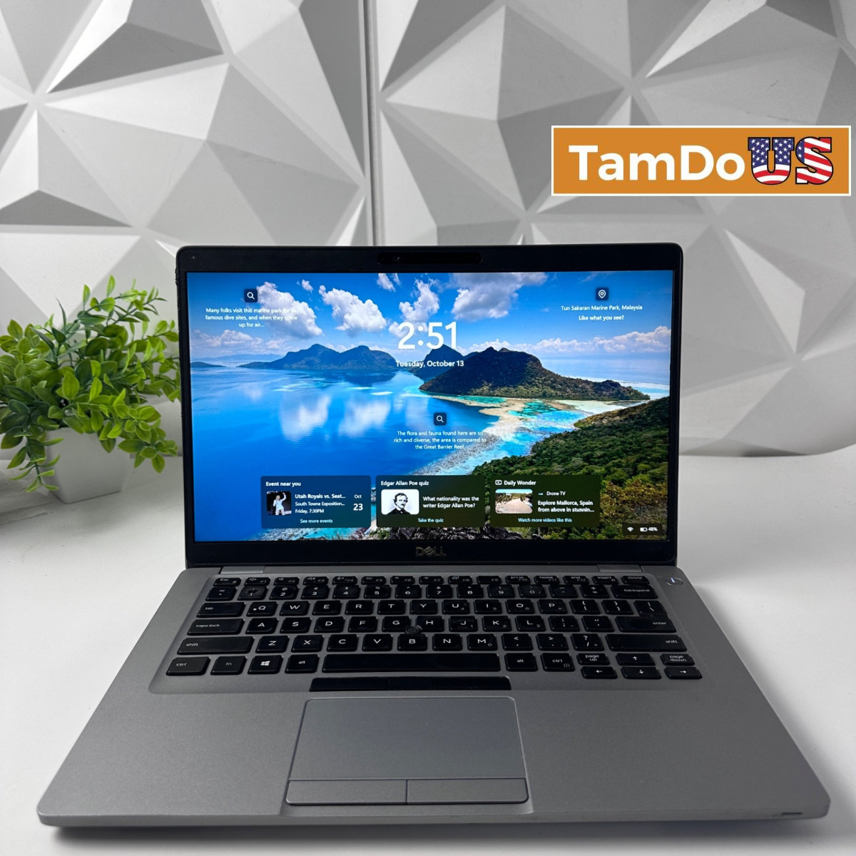 Dell Latitude 5410 Laptop, 14" FHD, i5-10310U, 16GB RAM, 256GB SSD, Win 11 Pro - Photo 1 - Real photo at TamDo.us