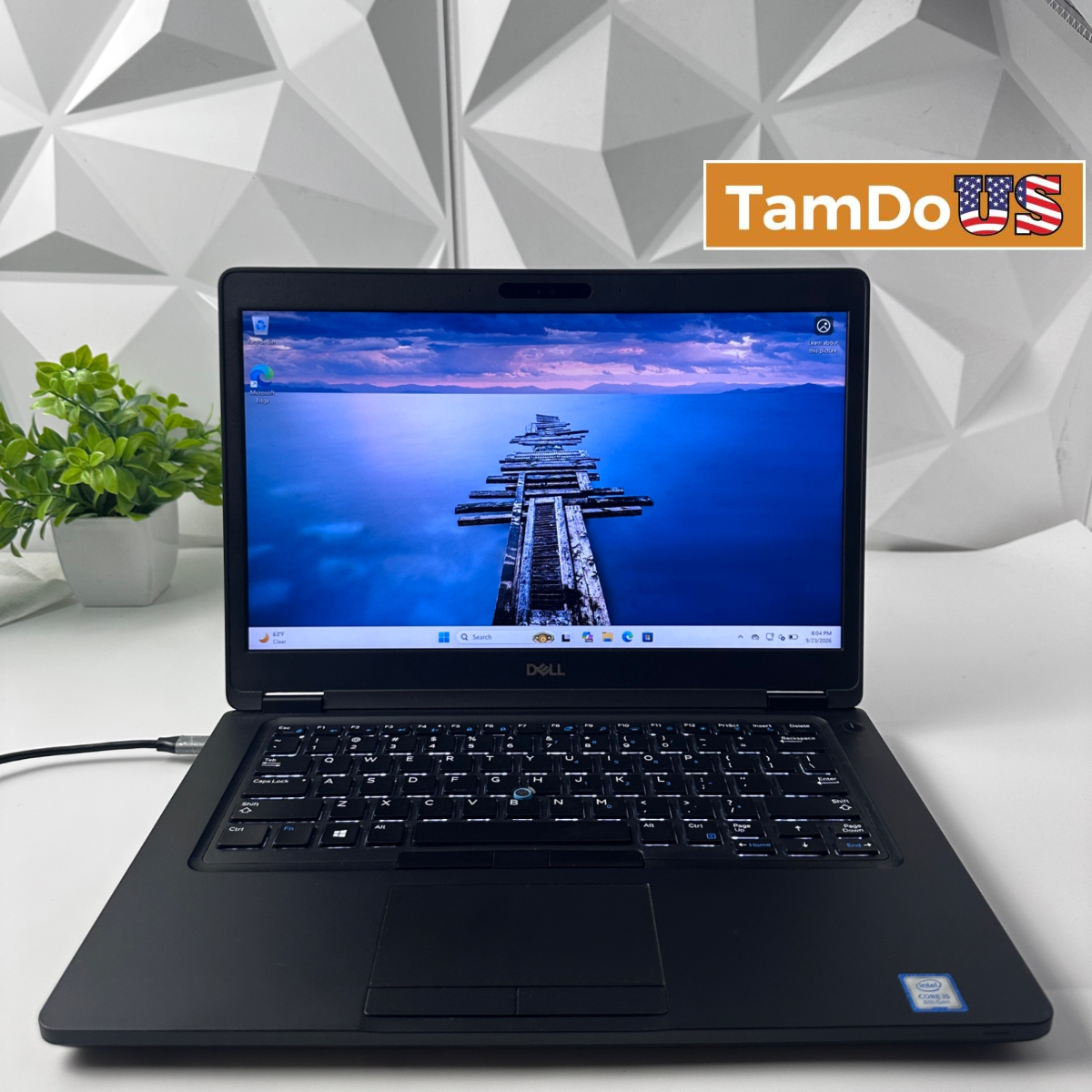 Dell Latitude 5490 14" FHD Laptop, Core i5-8350U, 16GB, 256GB SSD, Win 11 Pro - Photo 1 - Real photo at TamDo.us
