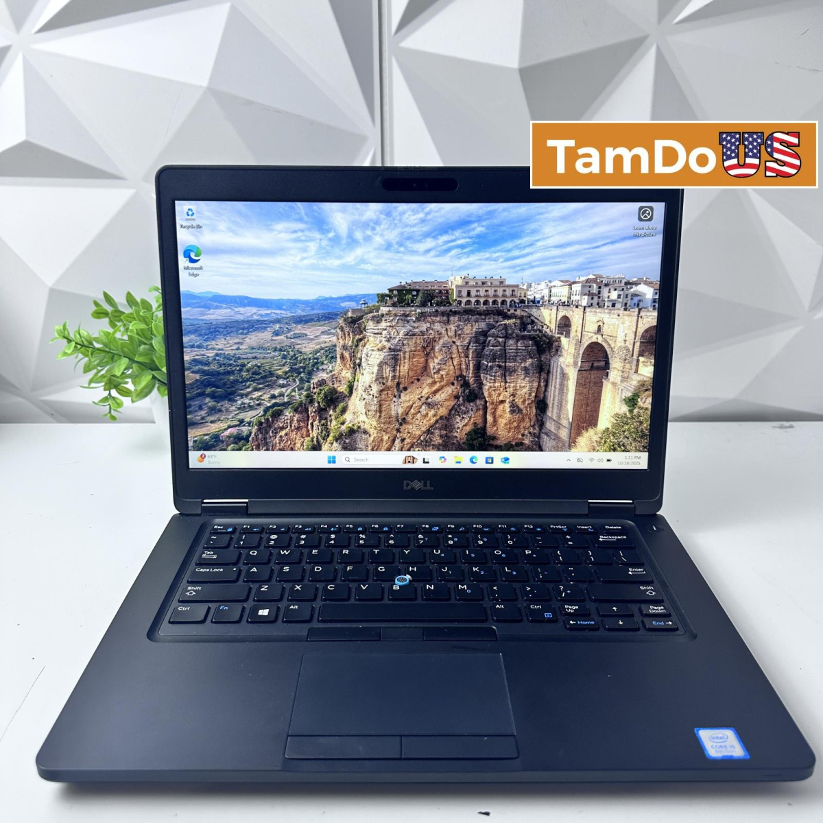 DELL Latitude 5490 Laptop, 14" HD, i5-8350U, 16GB, 256GB SSD - Photo 1 - Real photo at TamDo.us