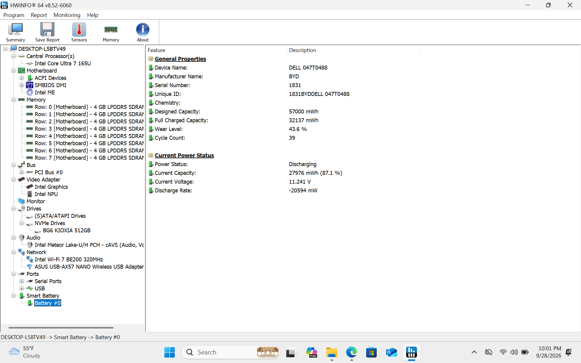 Dell Latitude 7450 14" FHD Laptop, Core Ultra 7 165U, 32GB LPDDR5, 512GB SSD - Thumbnail 2