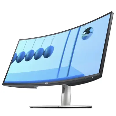 Dell UltraSharp U3421WE 34.1" Curved WQHD USB-C Hub Monitor, 3440 x 1440, RJ45 - New Open Box - Real photo at TamDo.us