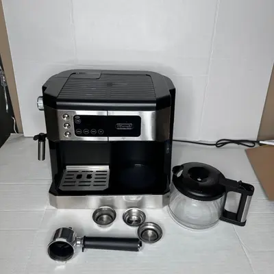 DeLonghi COM530M All-in-One Coffee Espresso Cappuccino Maker Glass Carafe 10 Cup - Thumbnail 8
