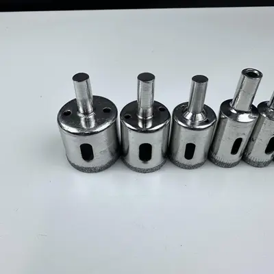 Diamond Tile Hole Saw Drill Bits Set, Ceramic Glass Porcelain Cutter Tool - Thumbnail 4