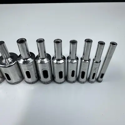 Diamond Tile Hole Saw Drill Bits Set, Ceramic Glass Porcelain Cutter Tool - Thumbnail 6