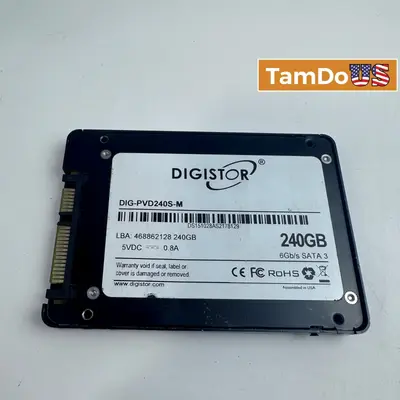 Digistor PIX 240 240GB 2.5" SATA III SSD Professional Video Series DIG-PVD240S - Thumbnail 1