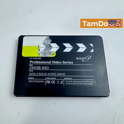 Digistor PIX 970 Only 240GB 2.5" SATA III SSD for Sound Devices DIG-PVD240S-M - Good - Real photo at TamDo.us