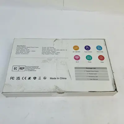 Digital Photo Frame 10.1" HD Display, USB/SD Card, Slideshow, Wall Mountable - Thumbnail 4