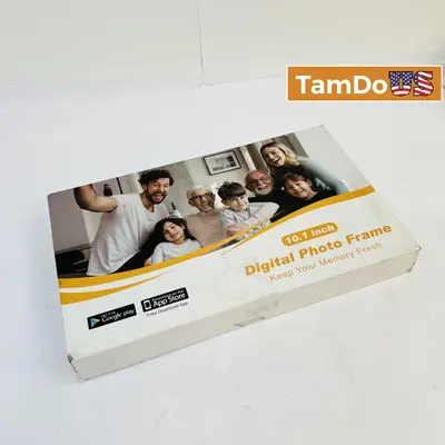 Digital Photo Frame 10.1" HD Display, USB/SD Card, Slideshow, Wall Mountable - Thumbnail 8