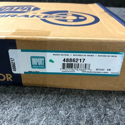 NAPA Disc Brake Rotor Front for Toyota Camry 2002-2006 - Thumbnail 3