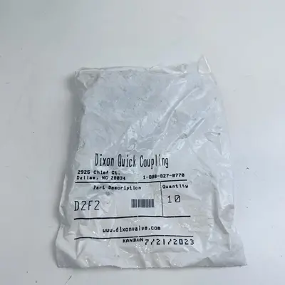 Dixon D2F2 Quick Coupling Hydraulic Fitting – Lot of 10 - Thumbnail 2