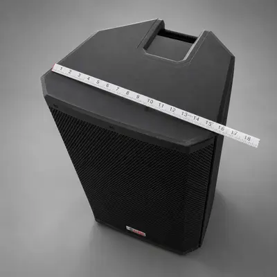 Dixon ZX-15P 15-Inch Powered 2-Way Bi-Amp Loudspeaker 2000W MAX PA Speaker - Thumbnail 4