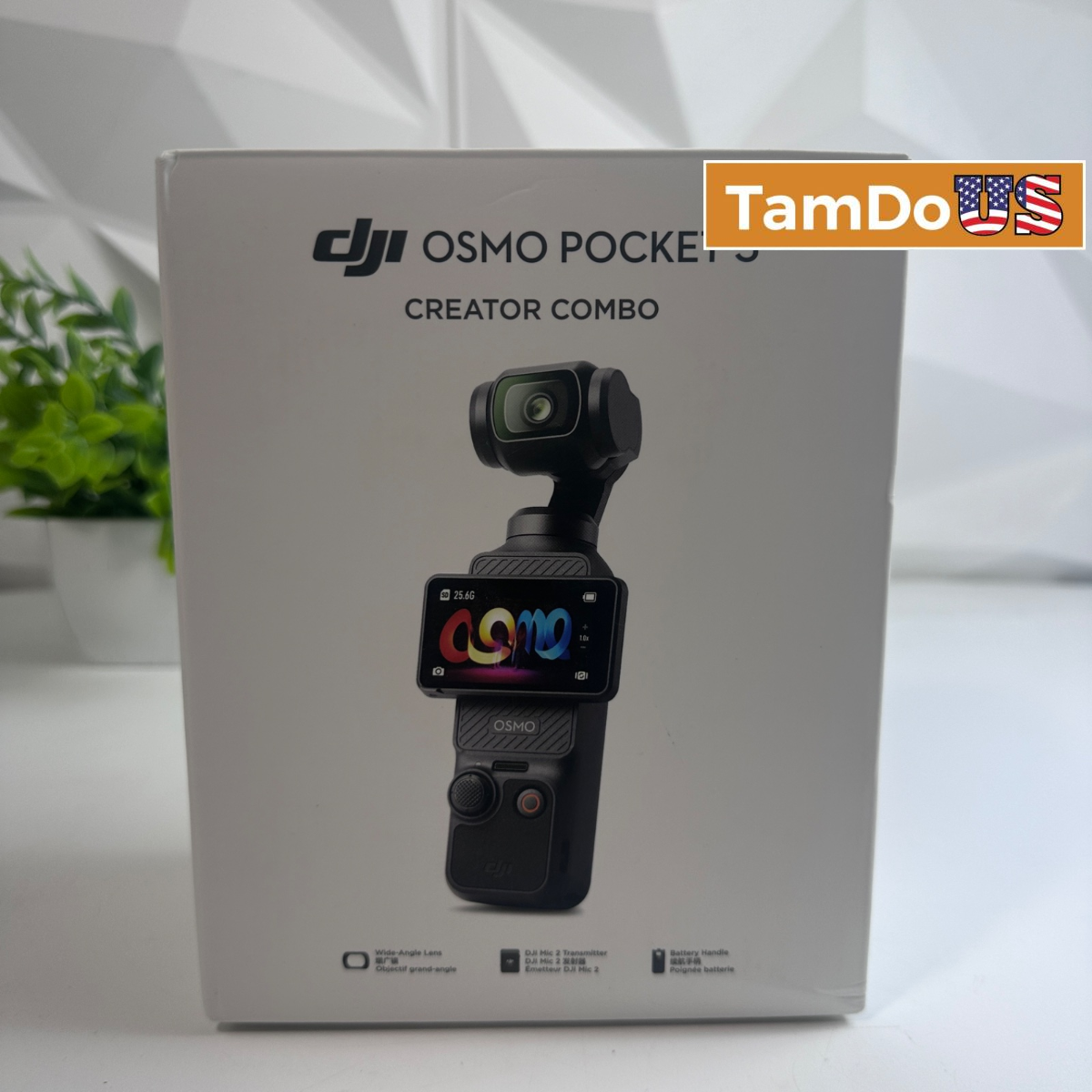 DJI Osmo Pocket 3 Creator Combo Vlogging Camera 4K120 1-Inch CMOS Gimbal - Photo 1 - Real photo at TamDo.us