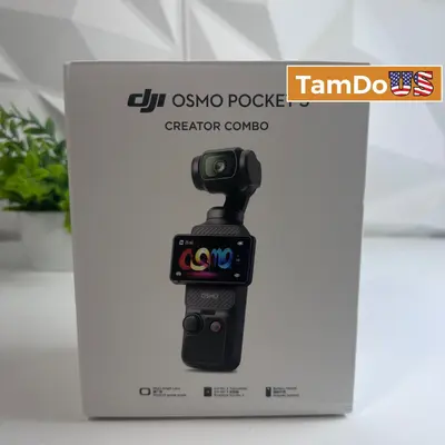 DJI Osmo Pocket 3 Creator Combo Vlogging Camera 4K120 1-Inch CMOS Gimbal - Excellent - Real photo at TamDo.us