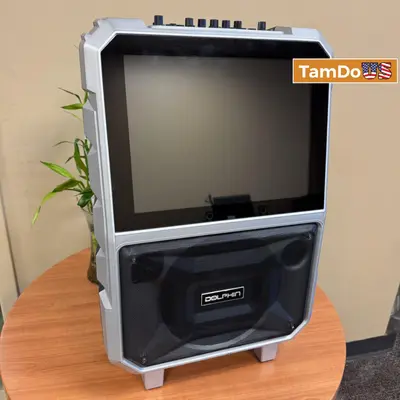 Dolphin KB-85R Portable Karaoke Machine - Excellent - Real photo at TamDo.us