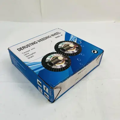 Dormant Derusting Weeding Wheel 8" Twisted Wire - Thumbnail 2