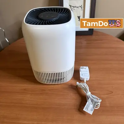 DOUHE Desktop Compact Air Purifier HEPA Filter Quiet Operation DH-JH12 12V 5W - Thumbnail 1