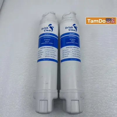 Drink Clear DCEPT Refrigerator Water Filter EPTWFU01 EWF02 Replacement (2-Pack) - New Open Box - Real photo at TamDo.us