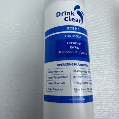 Drink Clear DCEPT Refrigerator Water Filter EPTWFU01 EWF02 Replacement (2-Pack) - Thumbnail 2