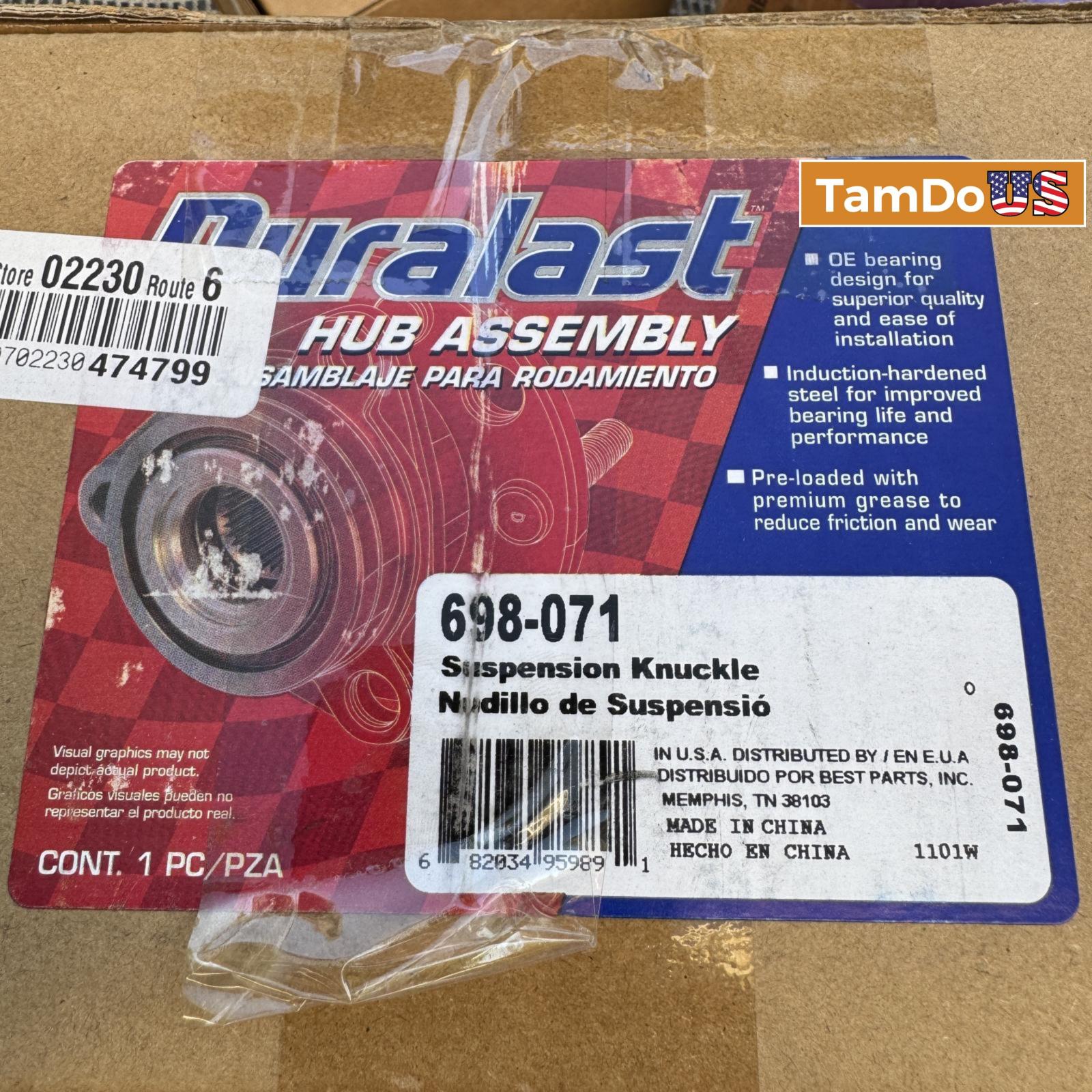 Duralast 698-071 Front Left Driver Steering Knuckle FOR Chevy GMC Cadillac - Photo 1 - Real photo at TamDo.us