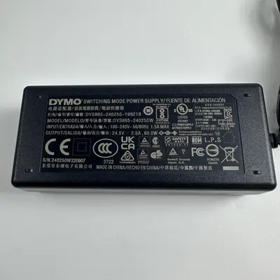DYMO AC Power Adapter DYS865-240250W 24V 2.5A 60W LabelWriter Printer Cable Cord - Thumbnail 2