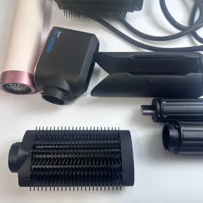 Dyson Airwrap Coanda 2x Multi-Styler Dryer Straight Wavy Ceramic Pink Rose Gold - Thumbnail 6