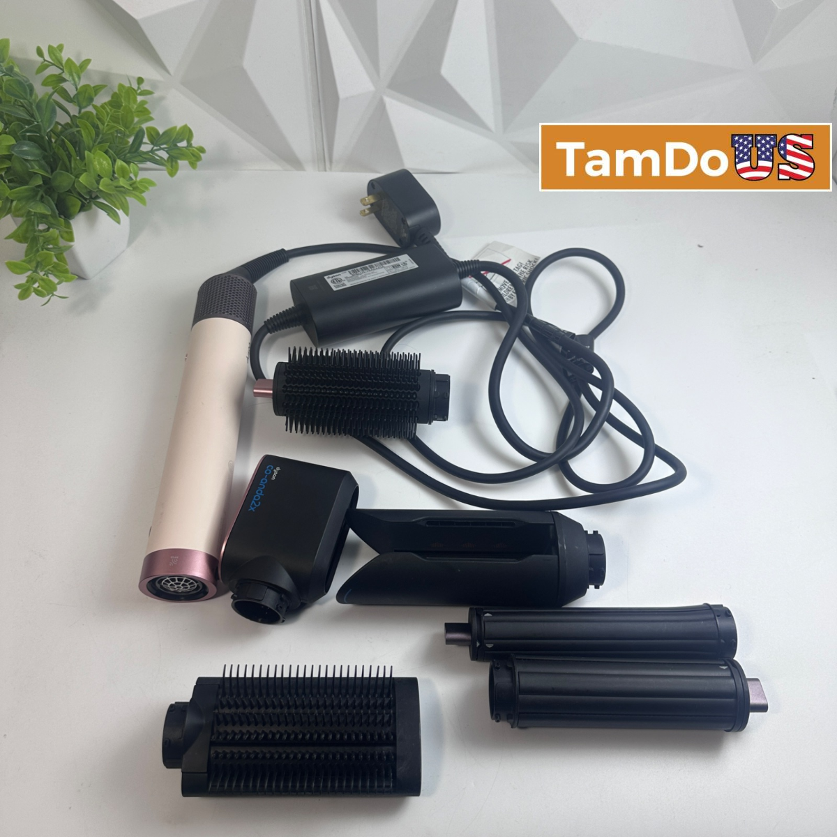 Dyson Airwrap Coanda 2x Multi-Styler Dryer Straight Wavy Ceramic Pink Rose Gold - Photo 1 - Real photo at TamDo.us