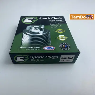 E3.82 E3 Premium Automotive Spark Plugs - 4 SPARK PLUG - New - Real photo at TamDo.us