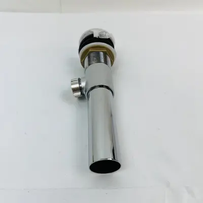 Eastman Pop up Sink Drain with Overflow Chrome Brass Spring Filter - Thumbnail 2