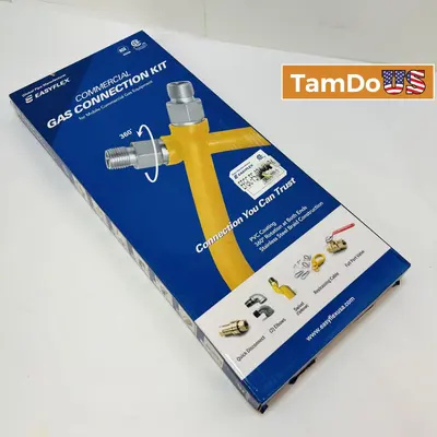 EasyFlex Commercial Gas Connection Kit 3/4" x 24" CSA NSF Certified - New - Real photo at TamDo.us