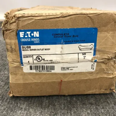 Eaton Crouse-Hinds BUB8 Condulet Mogul Outlet Body, 3" Conduit Fitting - Thumbnail 6