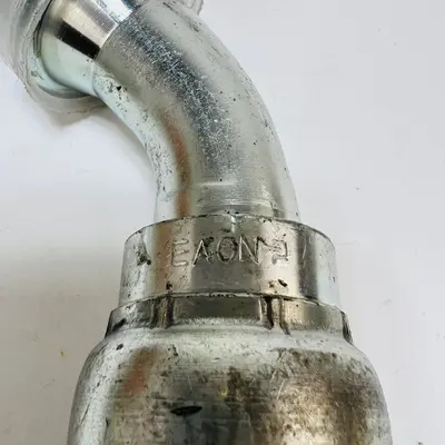 Eaton Weatherhead Hydraulic Hose Fitting 45 Degree Flange Elbow Crimp Hose End - Thumbnail 4