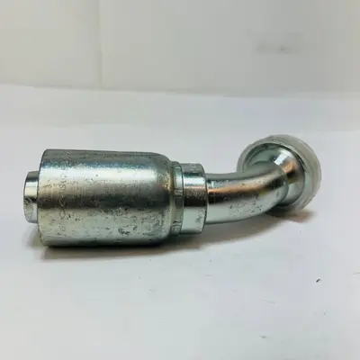 Eaton Weatherhead Hydraulic Hose Fitting 45 Degree Flange Elbow Crimp Hose End - Thumbnail 2
