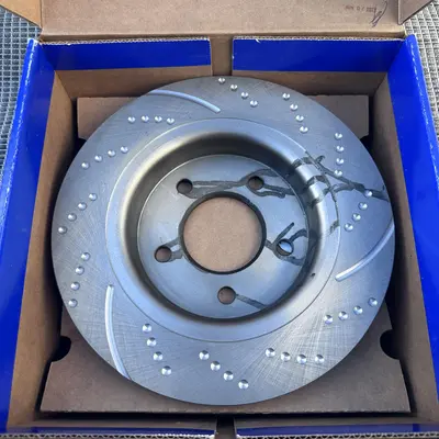 EBC GD1315 3GD Series Sport Dimpled/Slotted Rear Rotors Set - 2004-2013 Mazda 3 - Thumbnail 2
