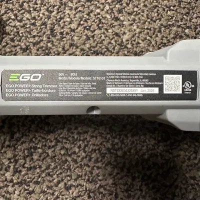 EGO Power+ ST1621T 16" Cordless String Trimmer Powerload Carbon Fiber 2.5Ah Kit - Thumbnail 7