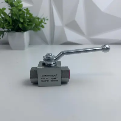 EHYDRAULIC EHV38 Hydraulic Ball Valve 3/8" NPT 7250 PSI High Pressure - Thumbnail 1